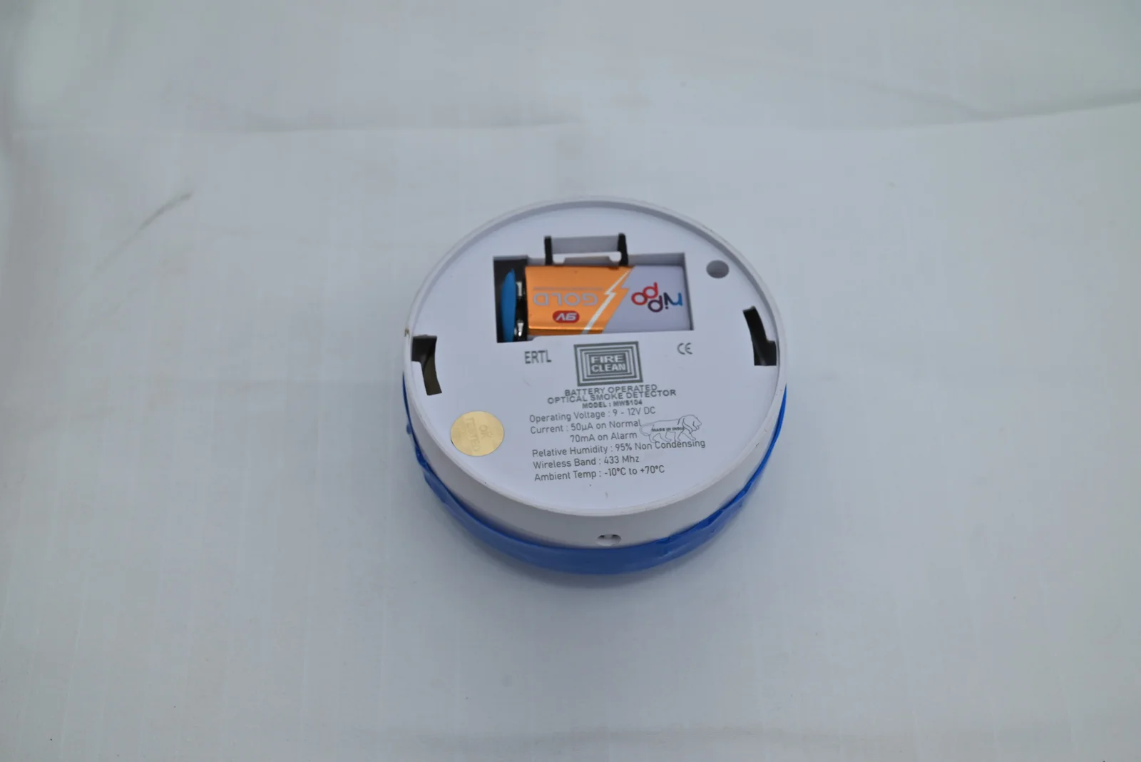 Battery Operated Optical Smoke Detector